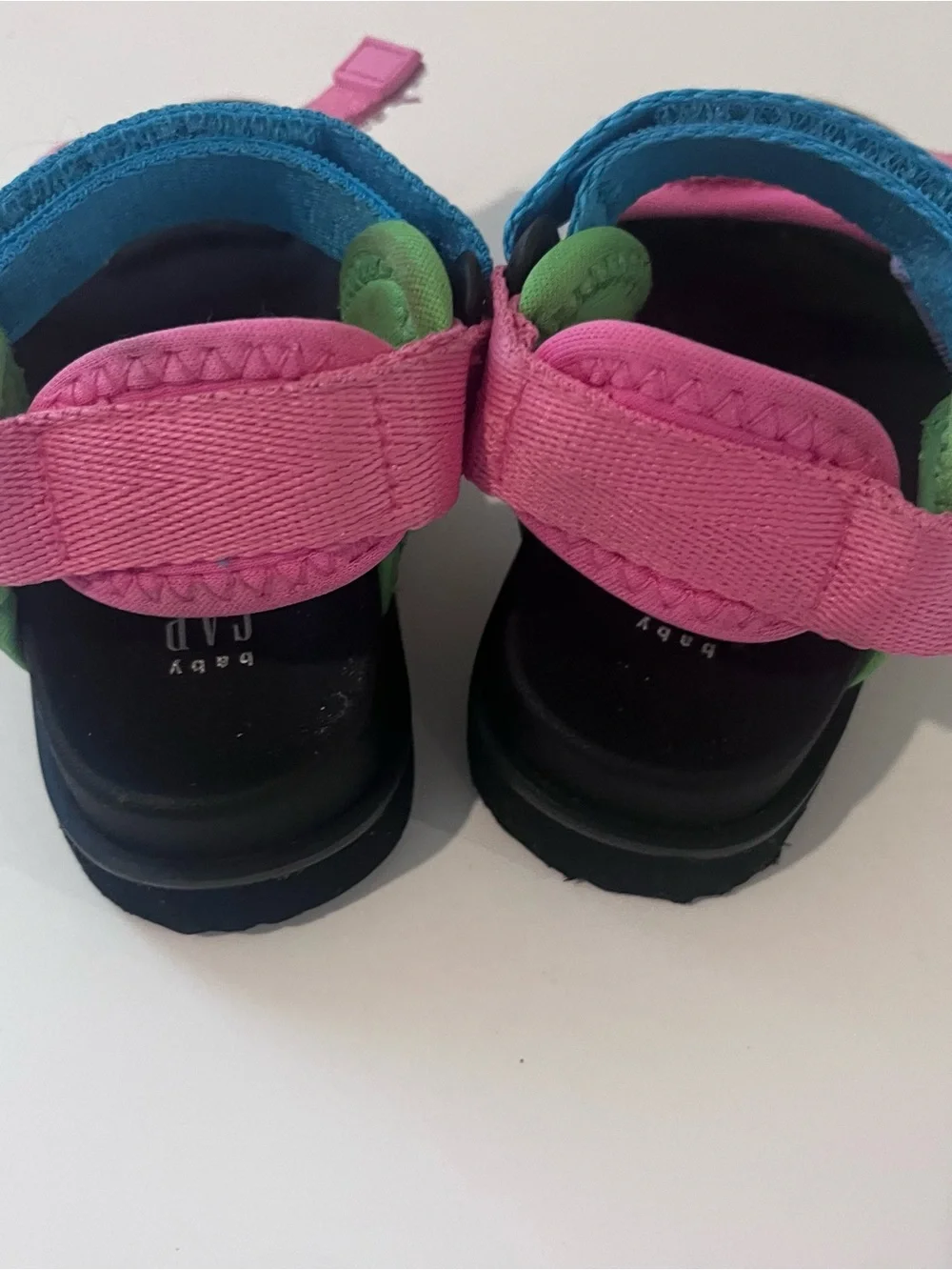 GAP Kids Colorblock Sport Sandals - Pink, Blue, Purple, Green 7-8
